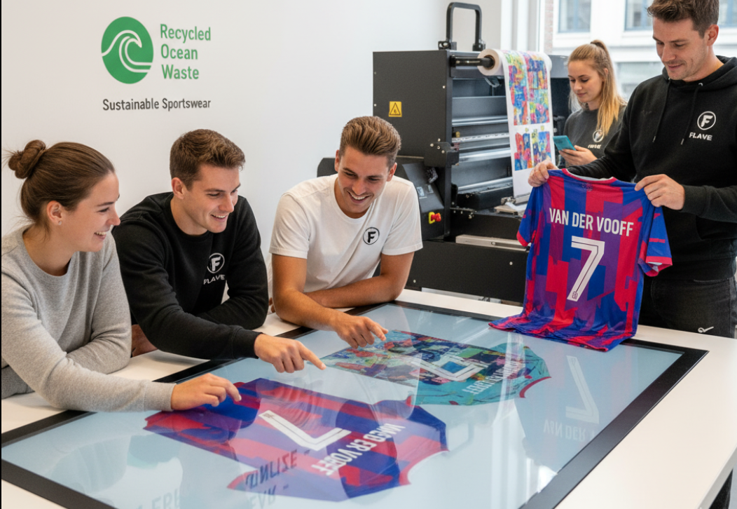 Sportswear Producer and Brand discussing Manufacturing On demand of sportswear